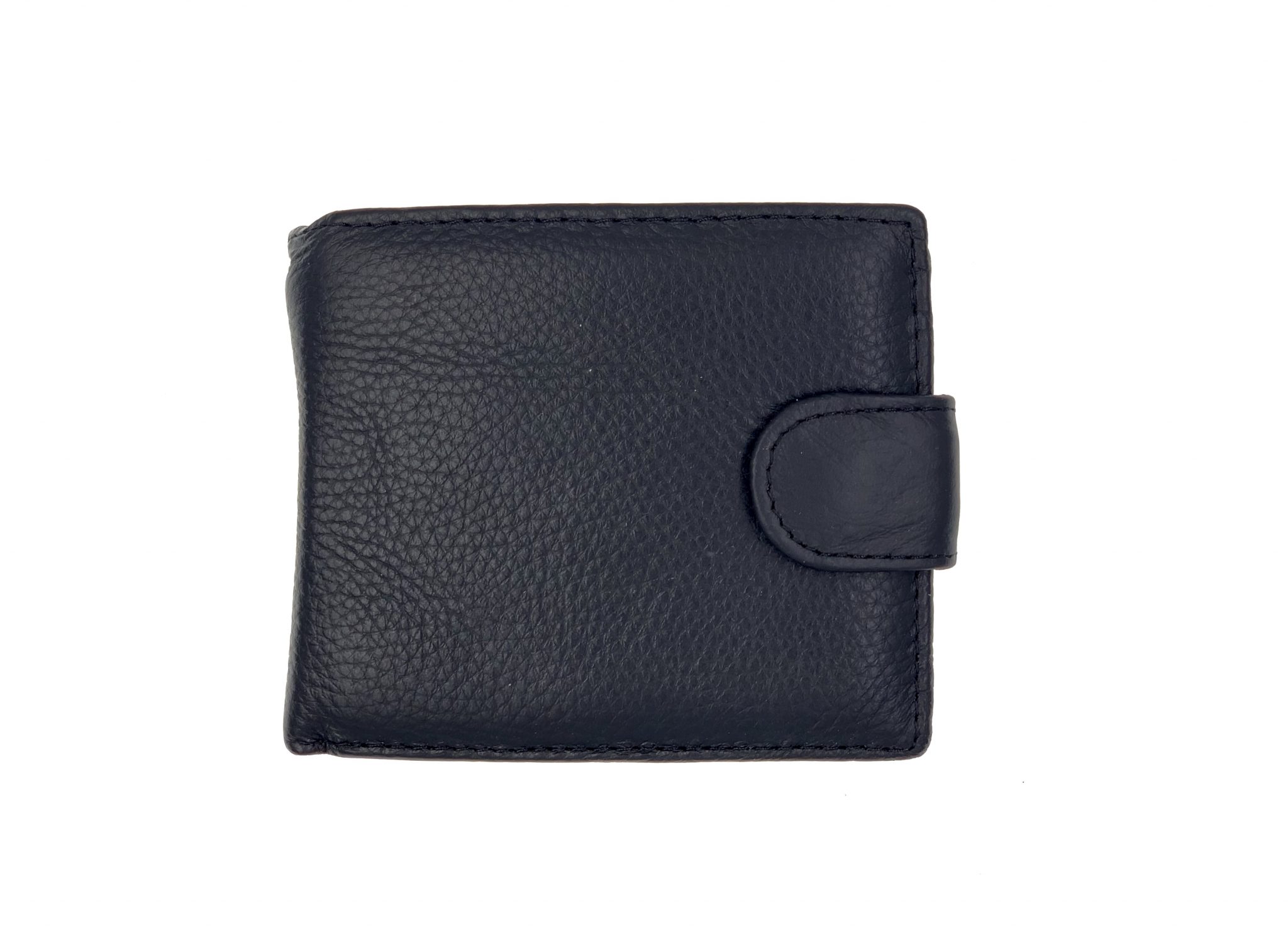 Single clip Plain black wallet - LCS Fashion